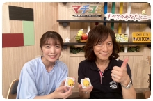 ダイアモンド☆ユカイさんと同番組の進行を務めるテレ玉アナウンサー塚田舞さん